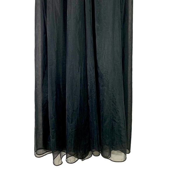Vintage Shadow Line Chiffon Peignoir Lingerie Gown Size Medium - Picture 4 of 8